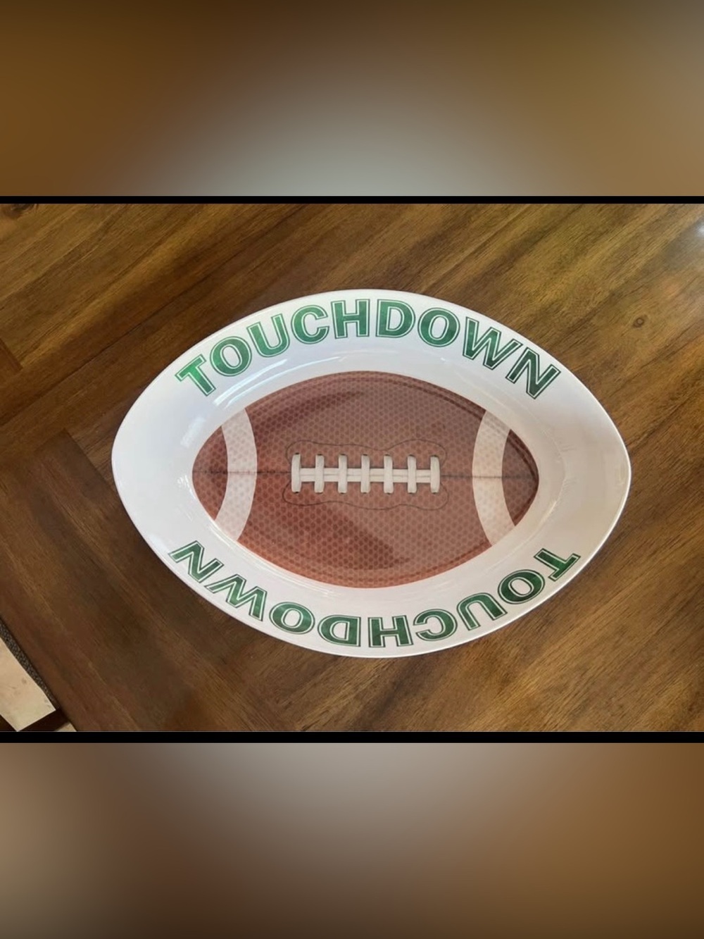 Football chip bowl